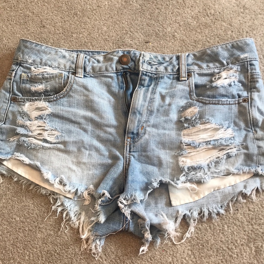 American Eagle high rise cheeky short